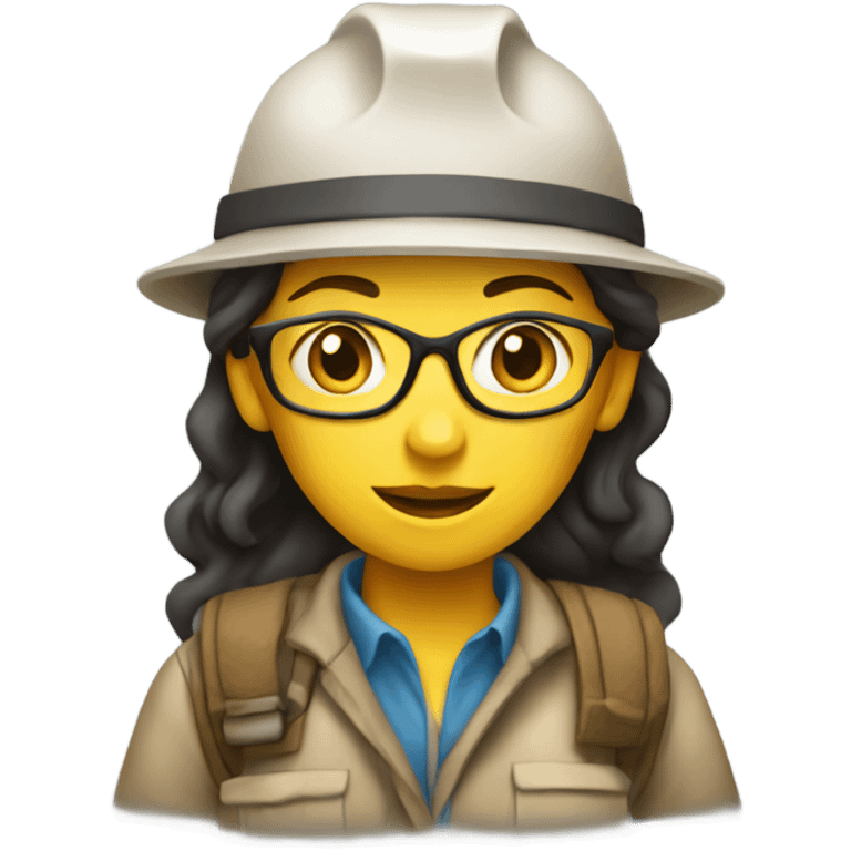 female archaeologist in alaska emoji