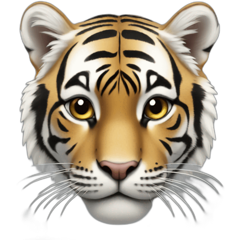 Tigre blanc emoji