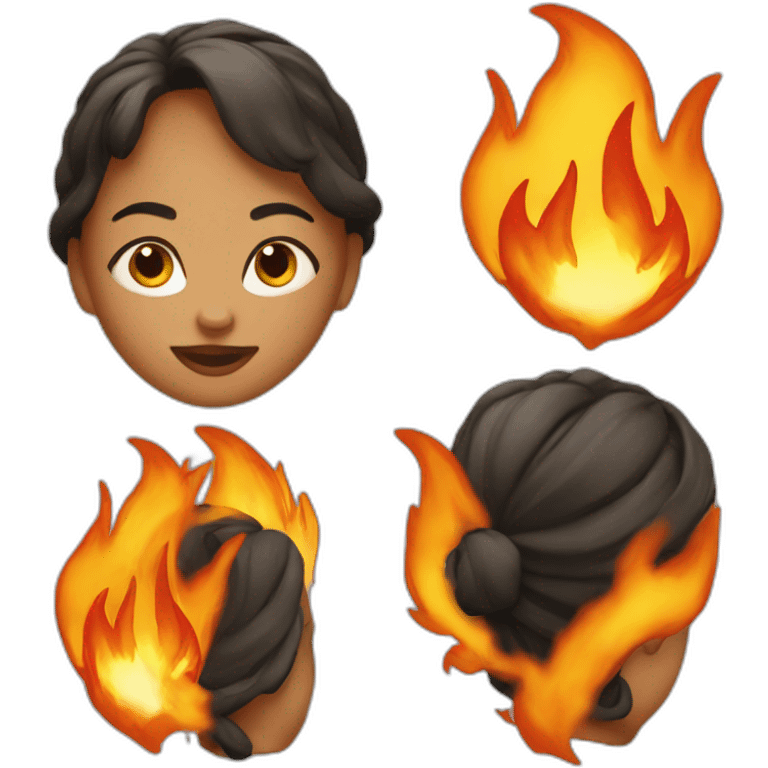 fire-woman emoji