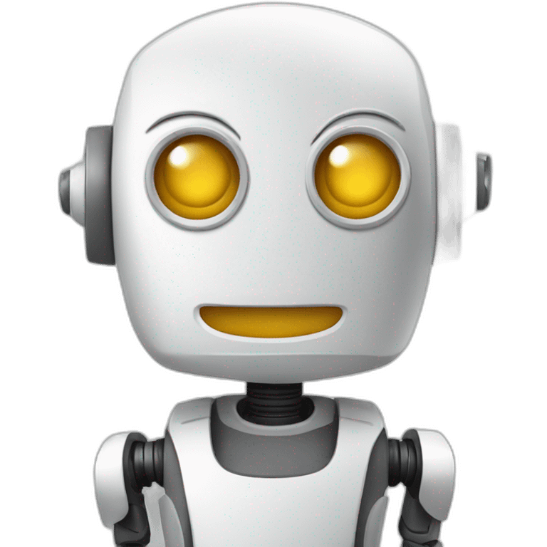 happy blog robot emoji