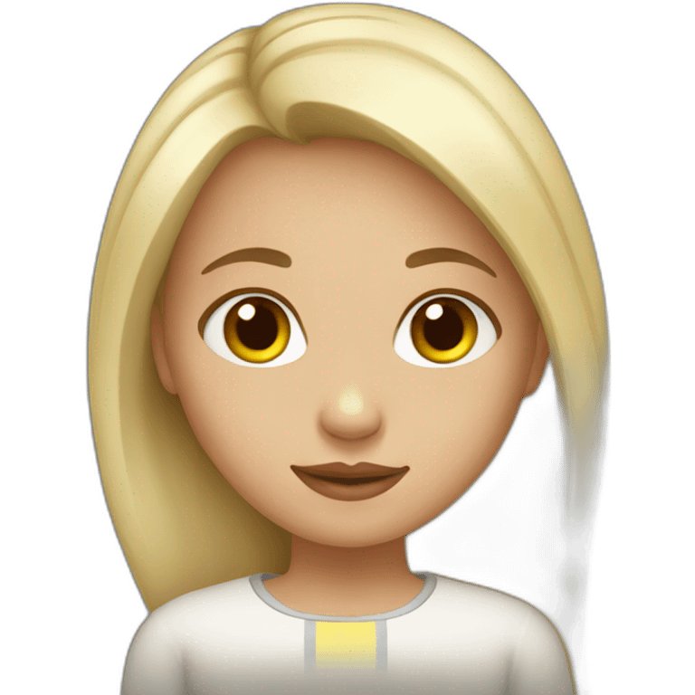 Ukranian girl emoji