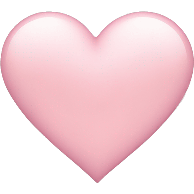 Light pink heart  emoji