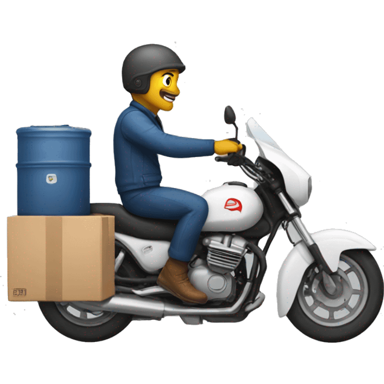 Moto delivery emoji