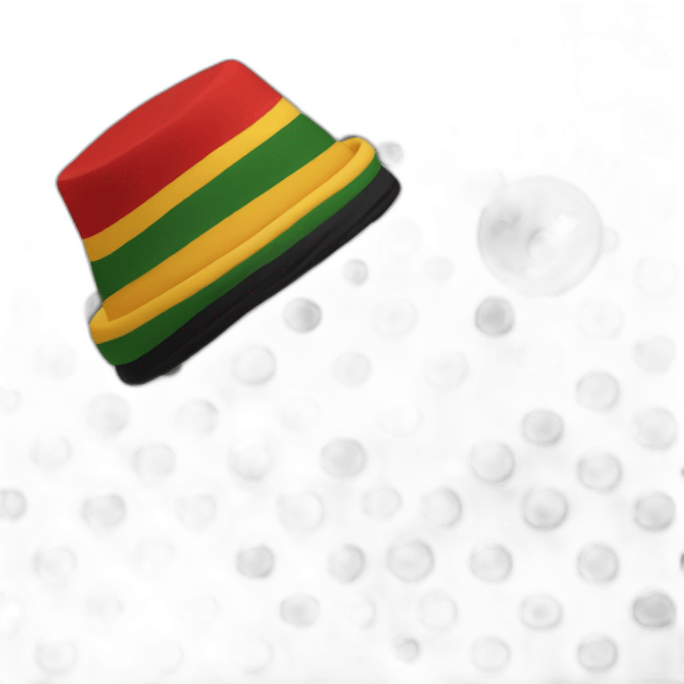 gollywog Jamaican Rasta hat emoji