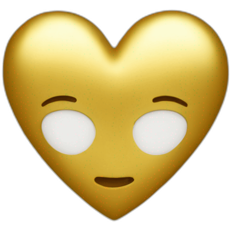 golden heart emoji