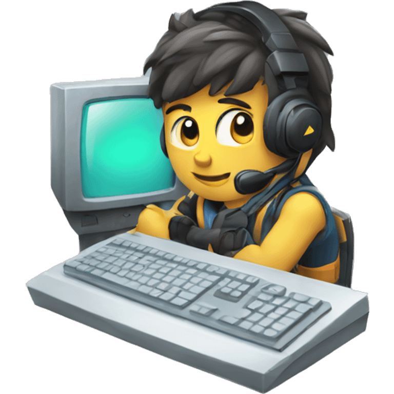 Gamer pc emoji