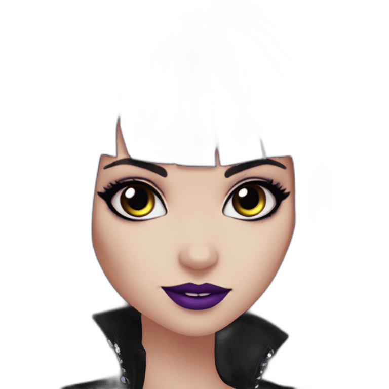 Elissabat-vampire-monsterhigh-goth-romantic-bangs-hair-purple-black emoji