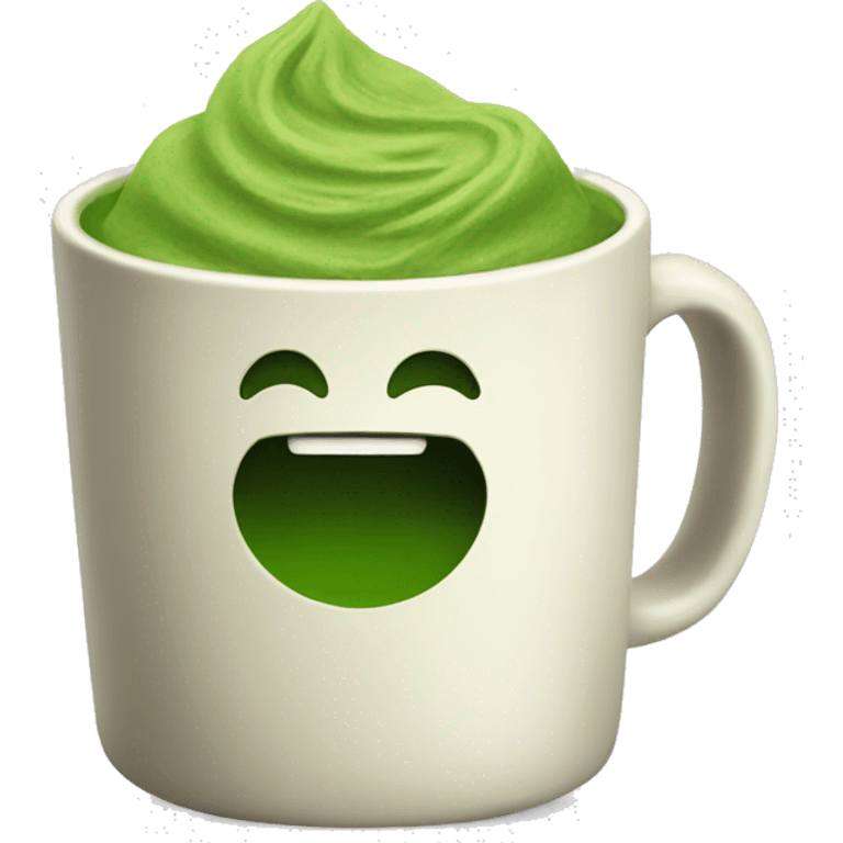  matcha in a mug emoji