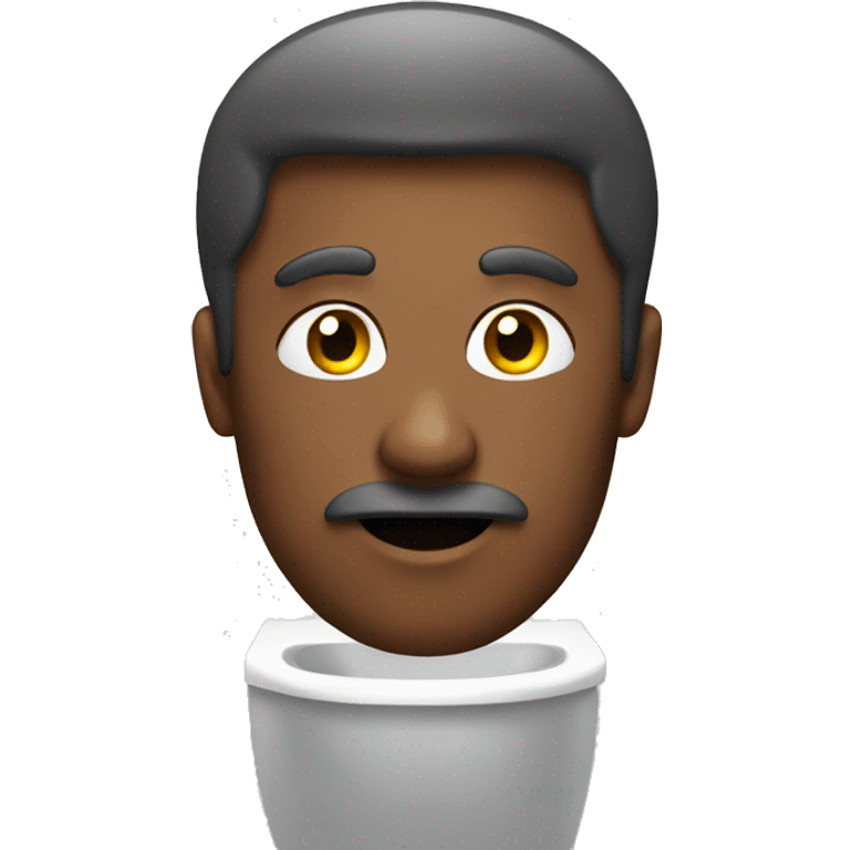 man in toilet emoji