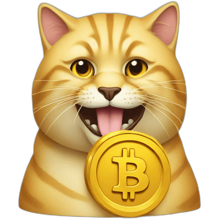 bitcoin-eating-yellowcat emoji