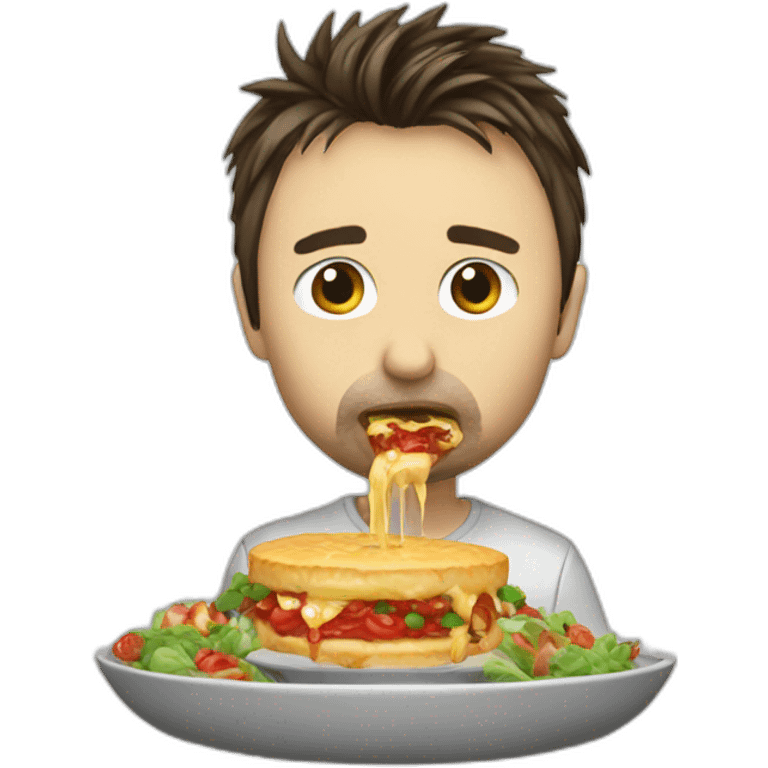 Matt Bellamy eating  emoji