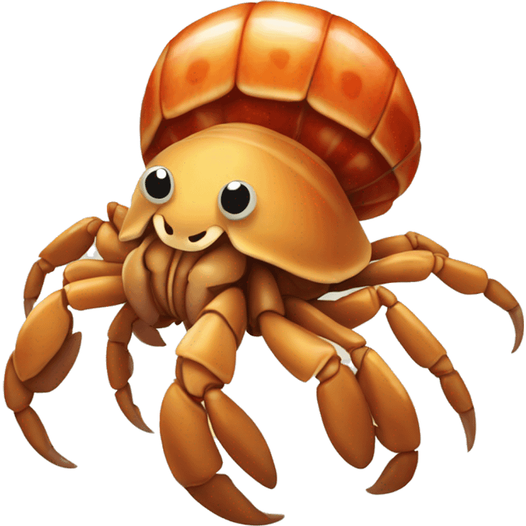 A cute hermit crab emoji