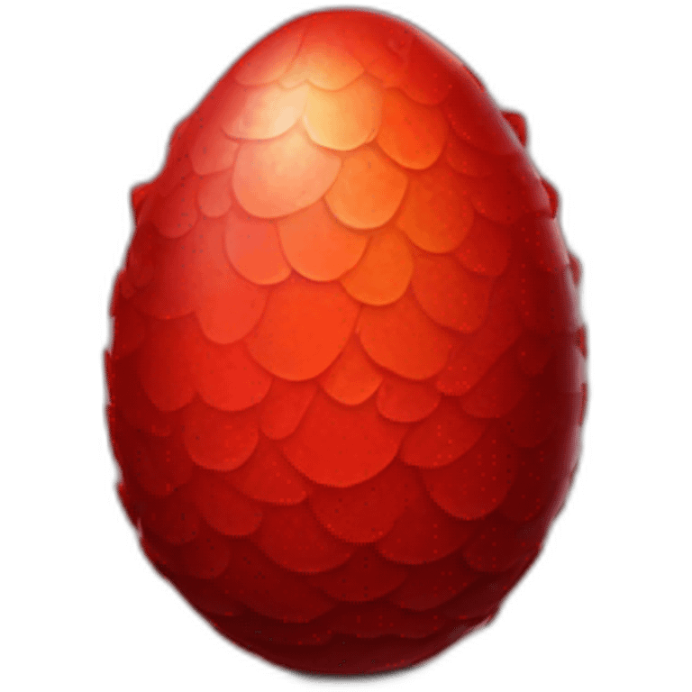 Dragon red egg emoji