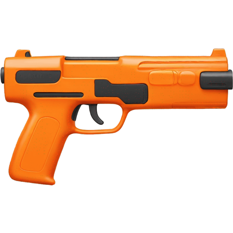 Orange nerf gun emoji