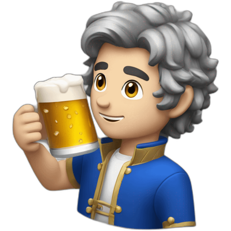 frodon sacquet drink a beer emoji