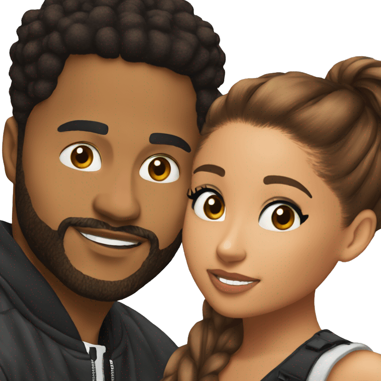 The weekend and Ariana Grande emoji