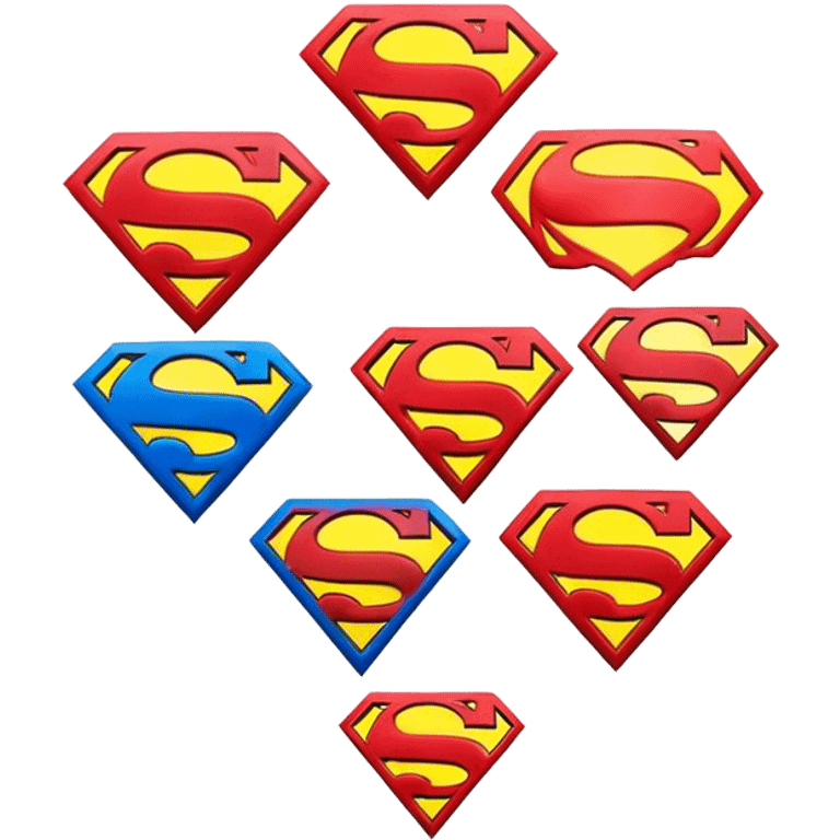 Superman logos emoji