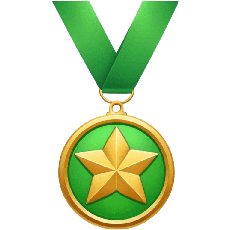 green medal emoji