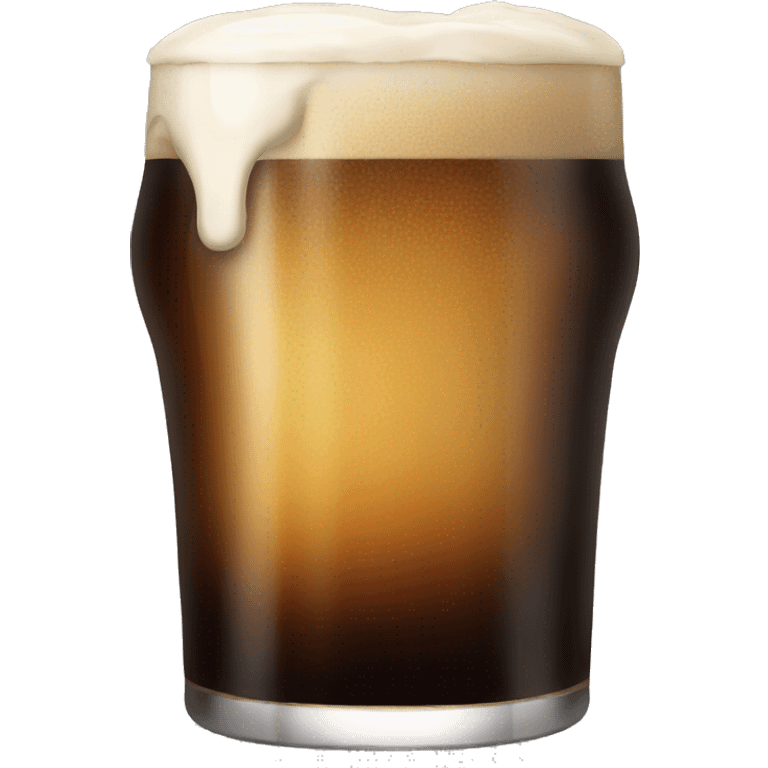 Pint of stout emoji