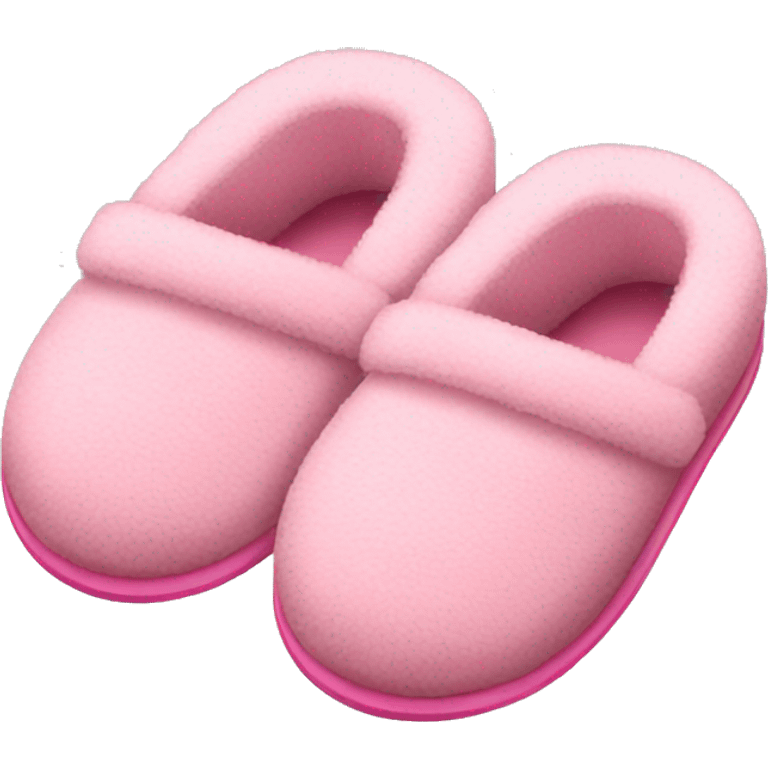 Cute pink slippers emoji