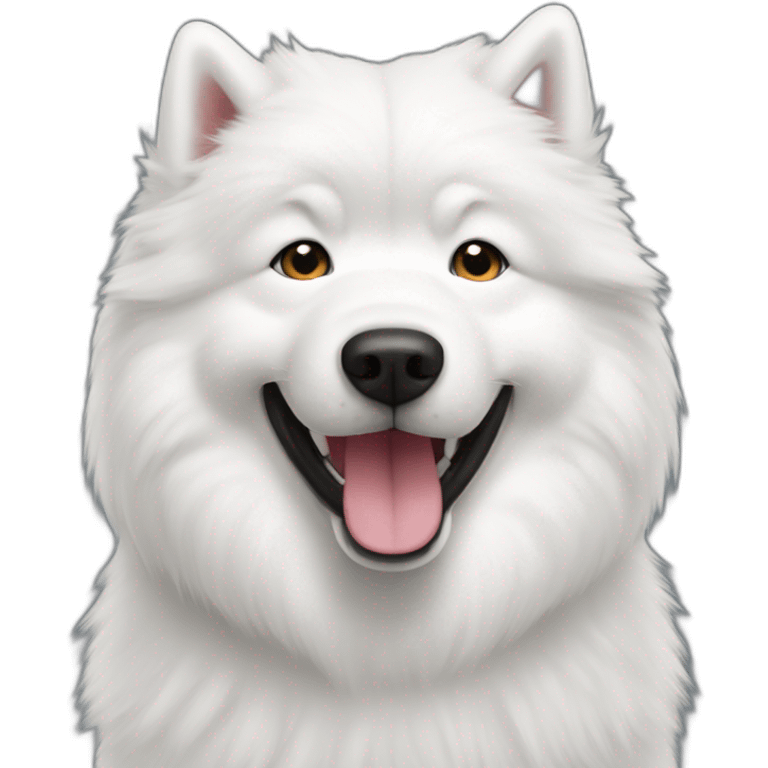 samoyed-working emoji