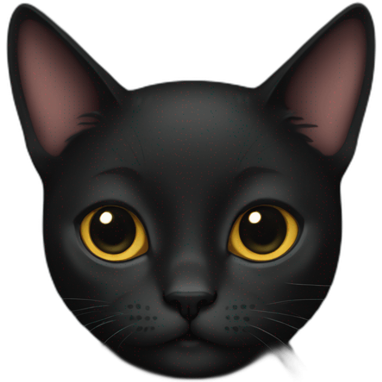 black japanese cat emoji