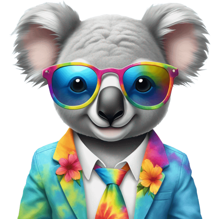 Hippie koala emoji