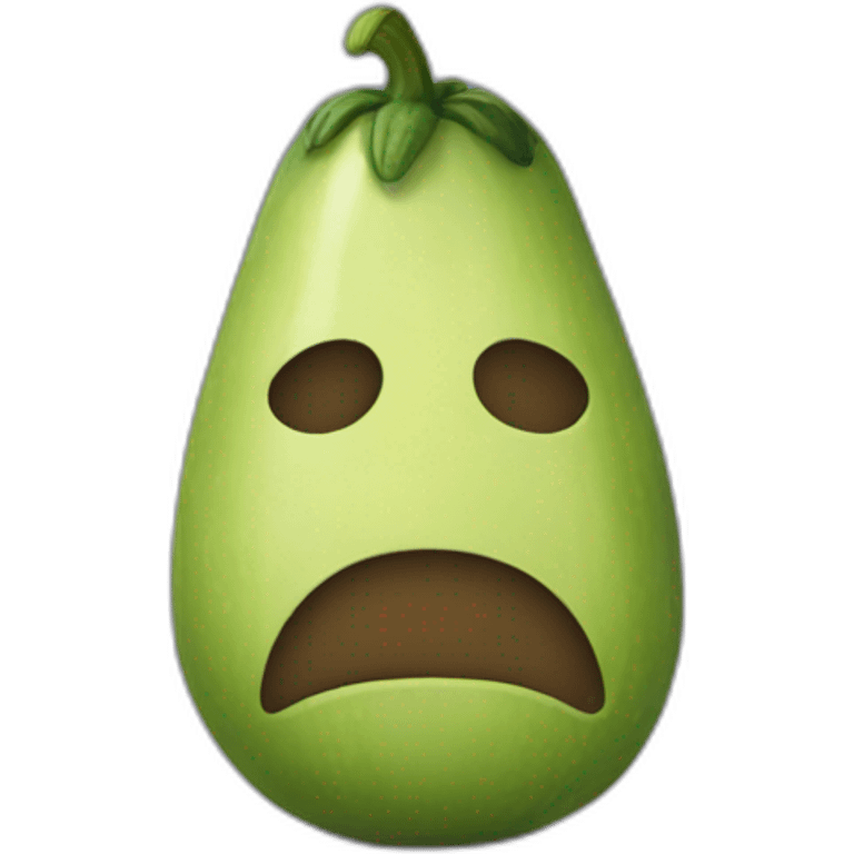 Sad-pepino emoji