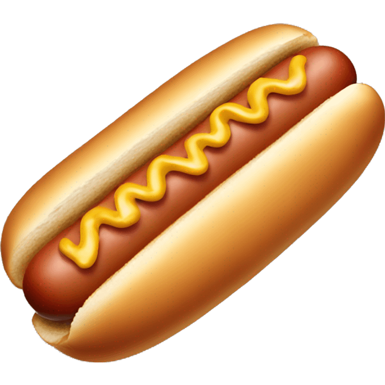 Eat a hot dog emoji