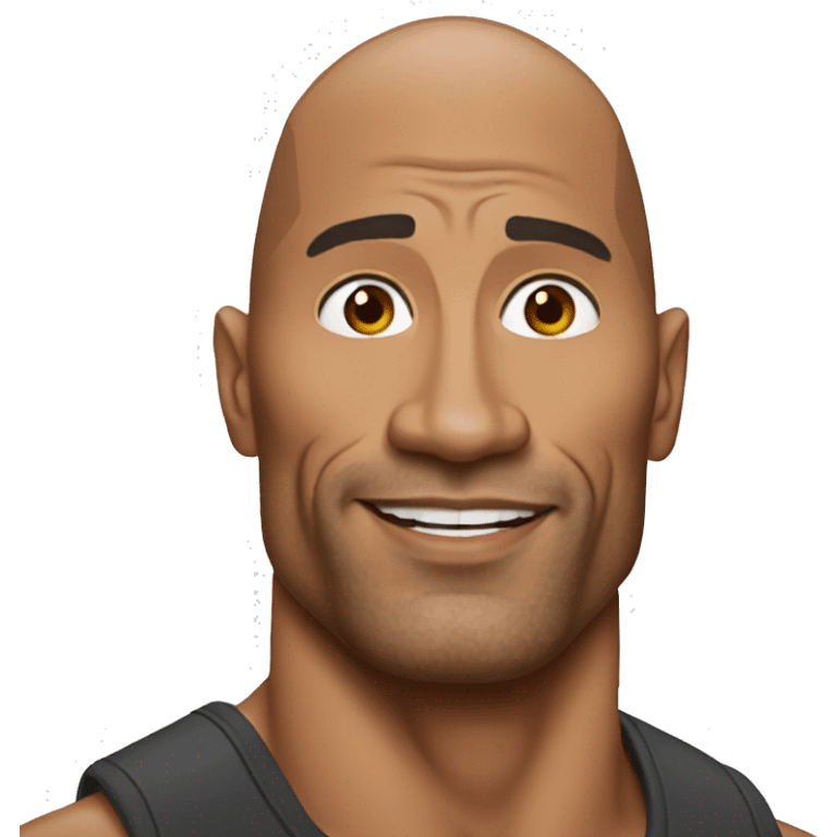 Dwayne Johnson emoji