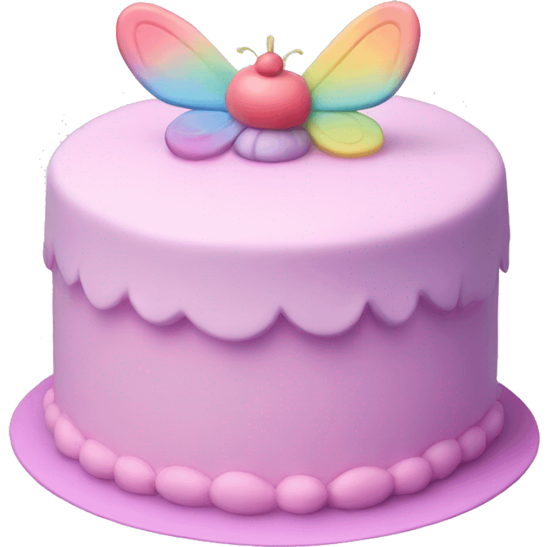 Fairy pastel cake emoji