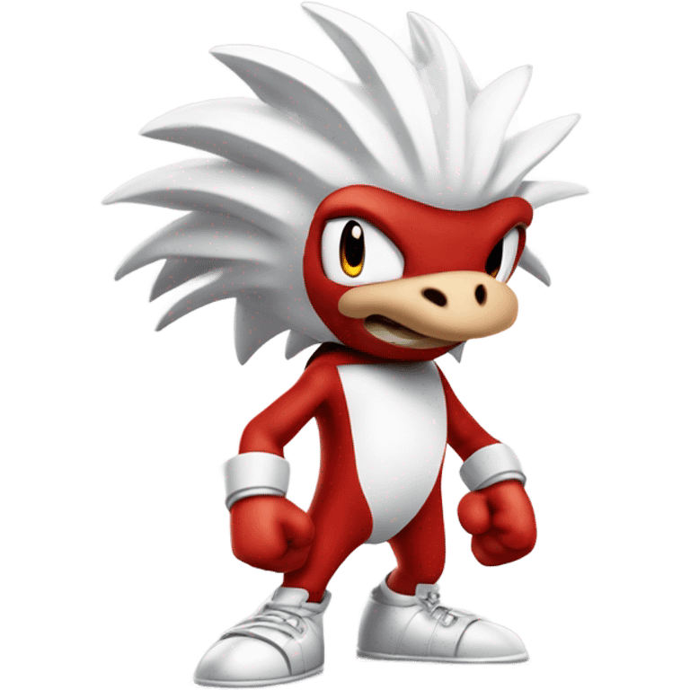 knuckles from sonic emoji