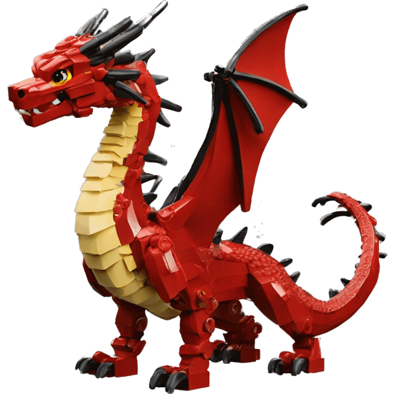 a lego dragon emoji