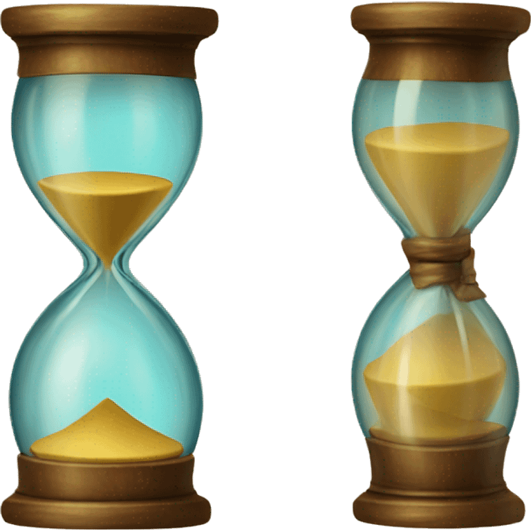 vintage hourglass emoji