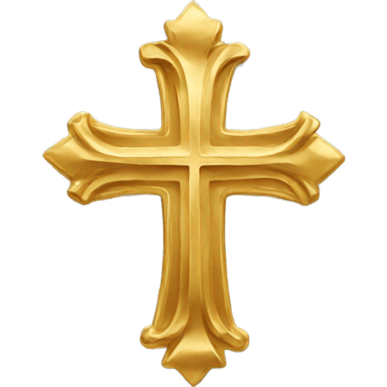 gold cross emoji