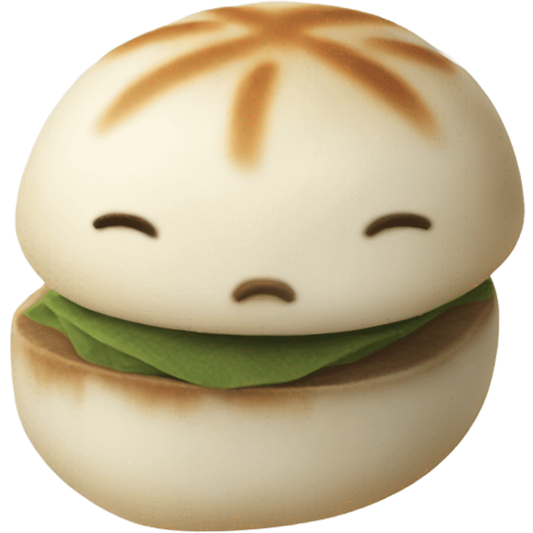 Steamed bun emoji