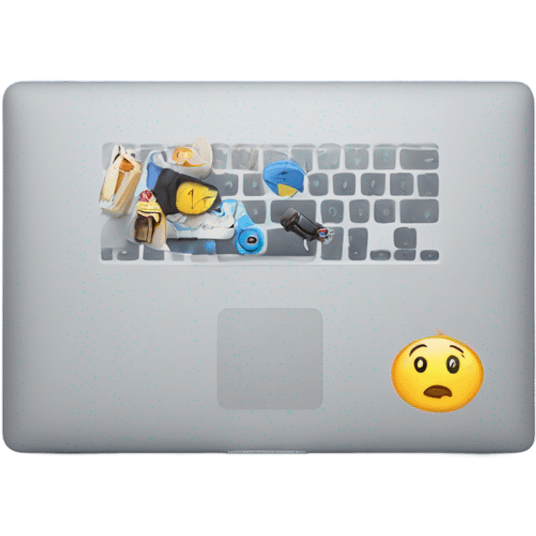 macbook on emoji