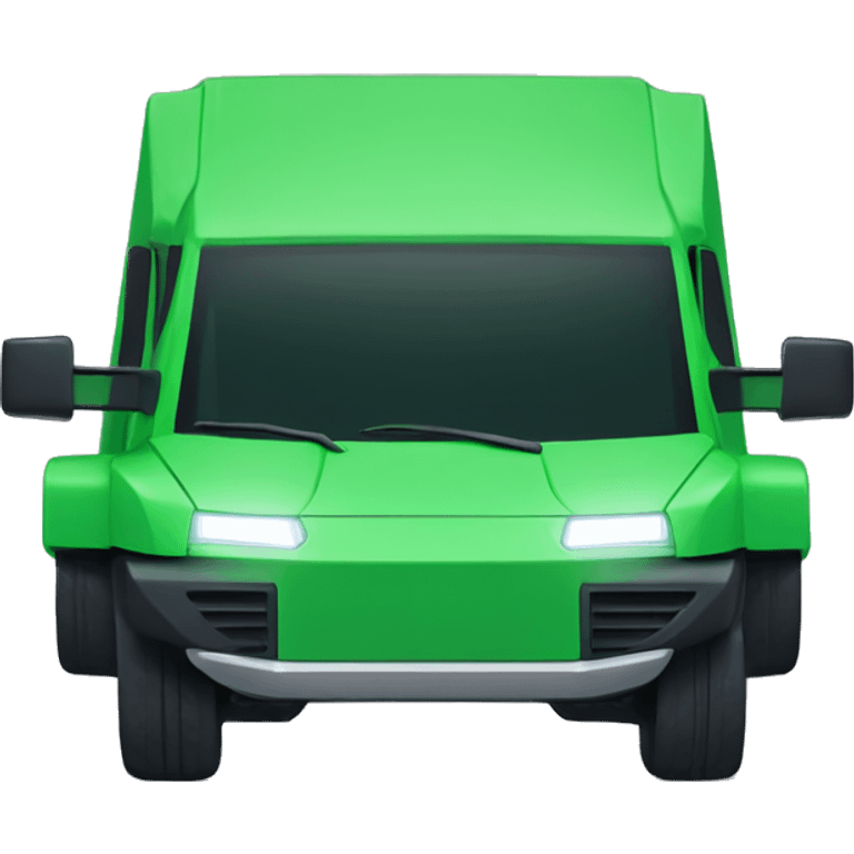 green tesla cybertruck emoji