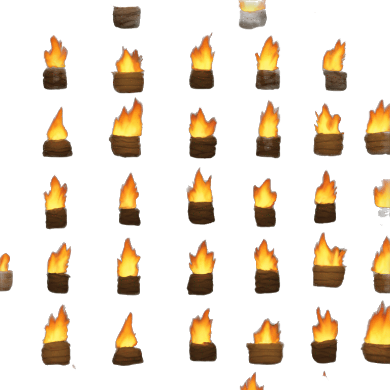 bonfire, people standing around, midsummers wrath, dark outside emoji