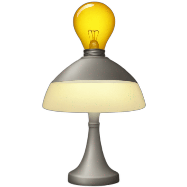 Idea-lamp-head emoji