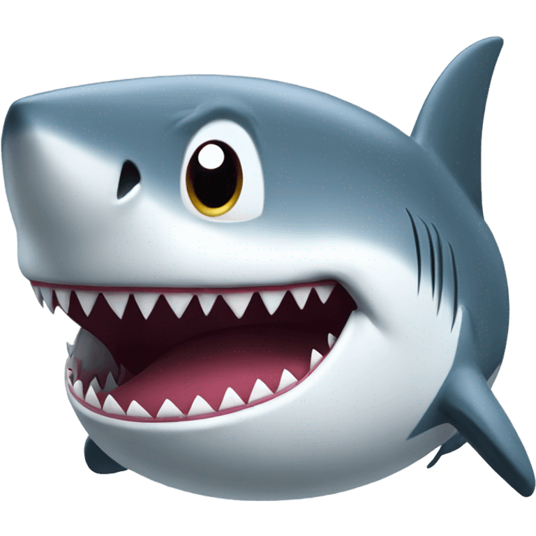 shark blowing up emoji