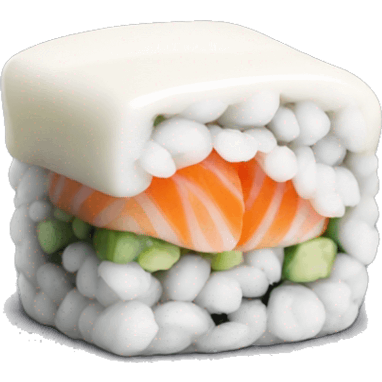 Sushi white sauce  emoji