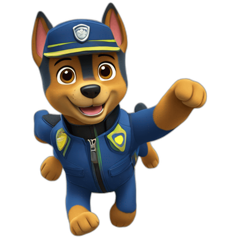 Chase von paw patrol emoji