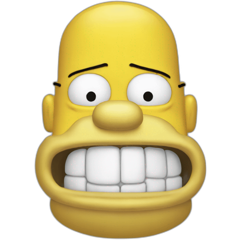 fat homer simpson drooling emoji