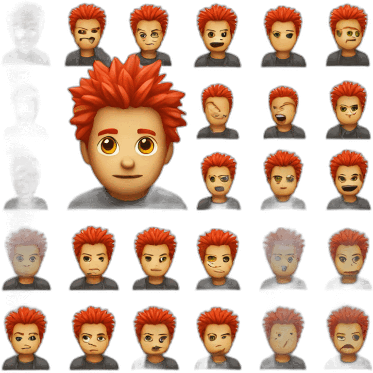 red-spiked-haired-guy emoji