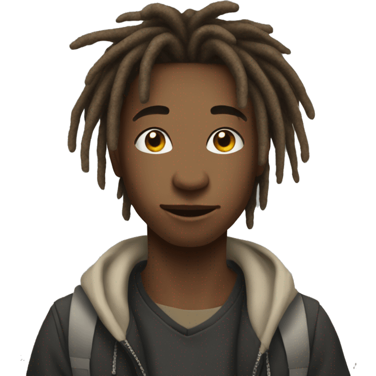 teen boy dreadhead emoji