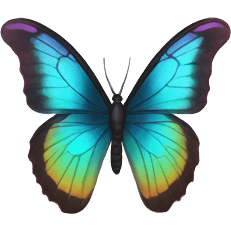 iridescent butterfly emoji