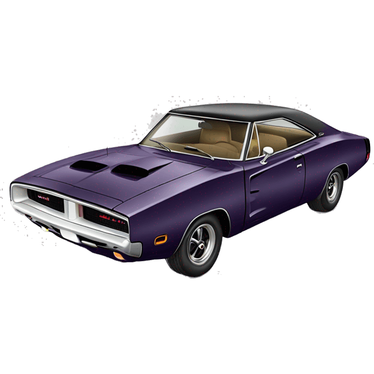 1970 dodge charger  emoji