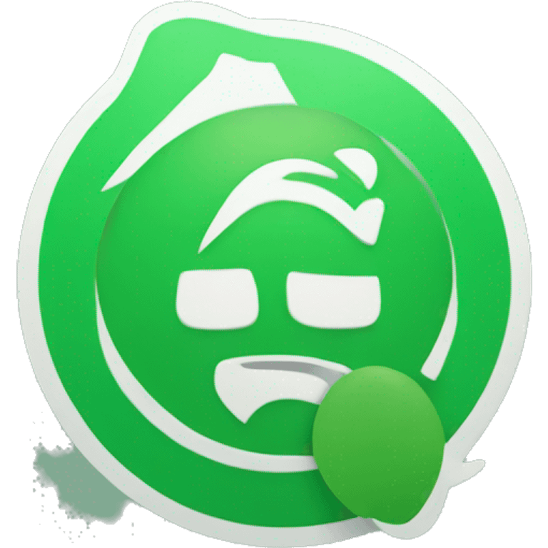 logo de whatsapp emoji