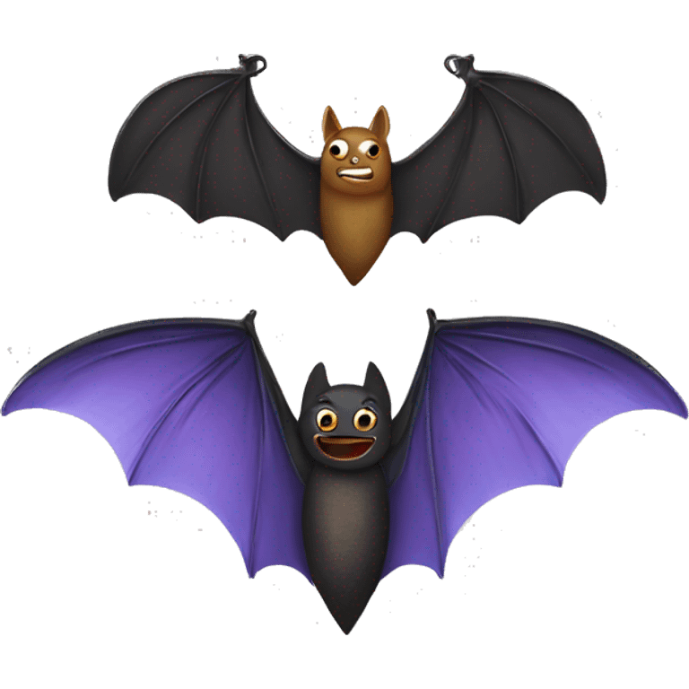 bat and butterfly emoji